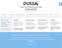 Tablet Screenshot of dusza.co.uk